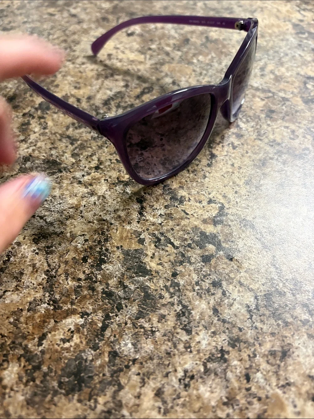 Calvin Klein Purple Cat-Eye Women's Sunglasses